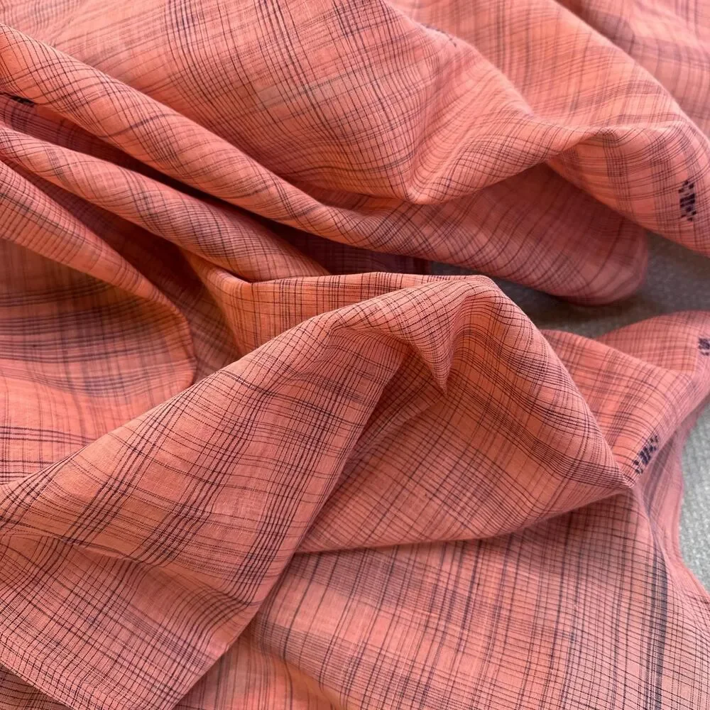 Lightweight Pink Fall Scarf Cotton Voile Grace Brand 66